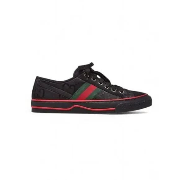 Gucci Black GG Canvas Off The Grid Low Top Sneakers 36.5 sz - Picture 1 of 6